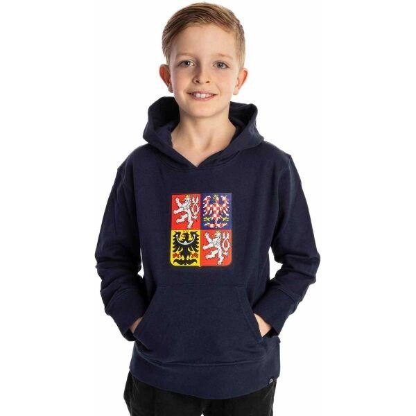 Kappa LOGO NATHAN ČR JR Dětská mikina, tmavě modrá, veľkosť 10