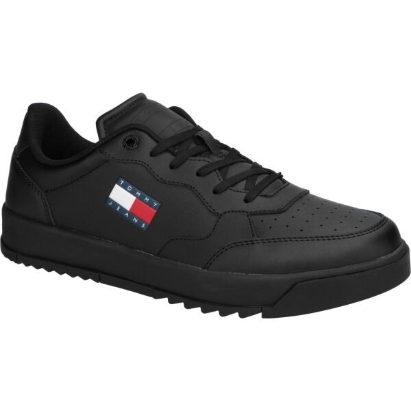 Tommy Hilfiger RETRO BASKET ESSENTIAL Pánské tenisky, černá, veľkosť 44