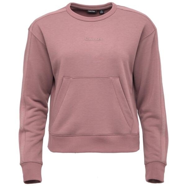 Calvin Klein PW - Pullover Cropped Dámská mikina, růžová, veľkosť XS