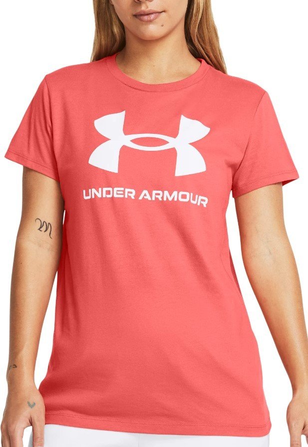 Triko Under Armour UA W SPORTSTYLE LOGO SS-PNK