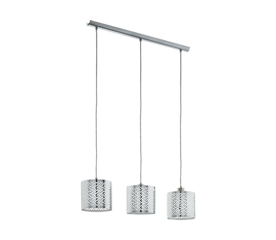 Eglo Eglo 49166 - Lustr na lanku LEAMINGTON 1 3xE27/60W/230V