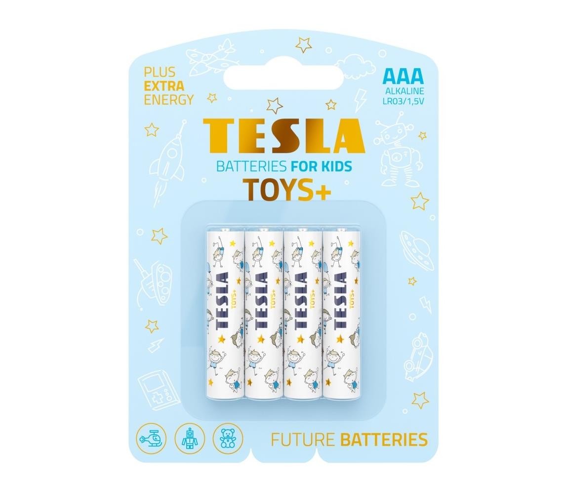 Tesla Batteries Tesla Batteries - 4 ks Alkalická baterie AAA TOYS+ 1,5V
