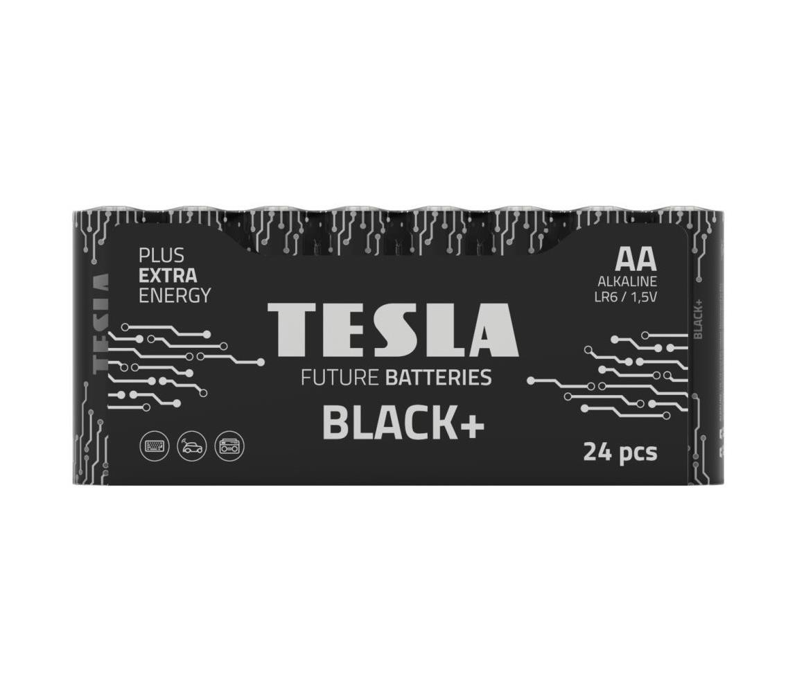 Tesla Batteries Tesla Batteries - 24 ks Alkalická baterie AA BLACK+ 1,5V