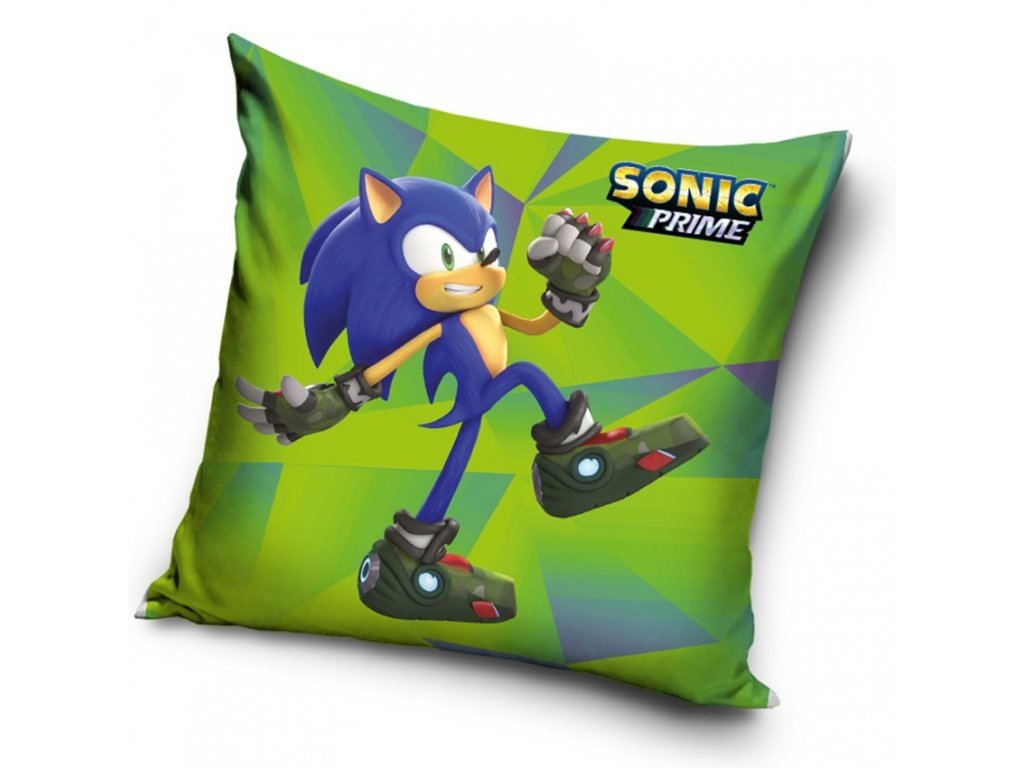 Carbotex Povlak na polštářek 40x40 cm -Ježek Sonic Hedgehog