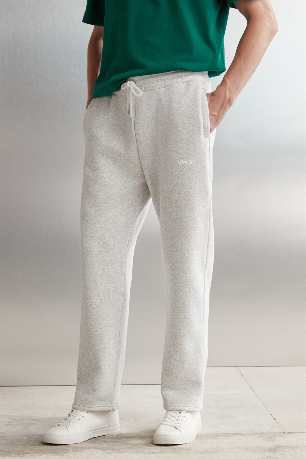 GRIMELANGE Freddy Men's Regular Fit Soft Fabric Printed 3-Pocket Carmelange Sweatpant