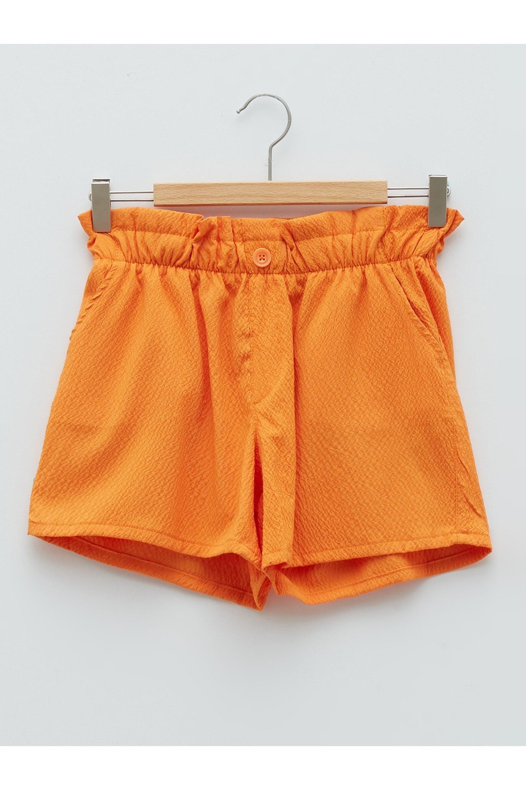 LC Waikiki Basic Poplin Girl's Shorts with Elastic Waist