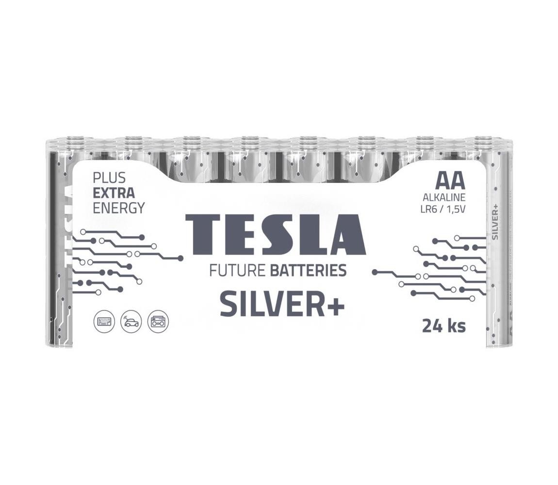 Tesla Batteries Tesla Batteries - 24 ks Alkalická baterie AA SILVER+ 1,5V
