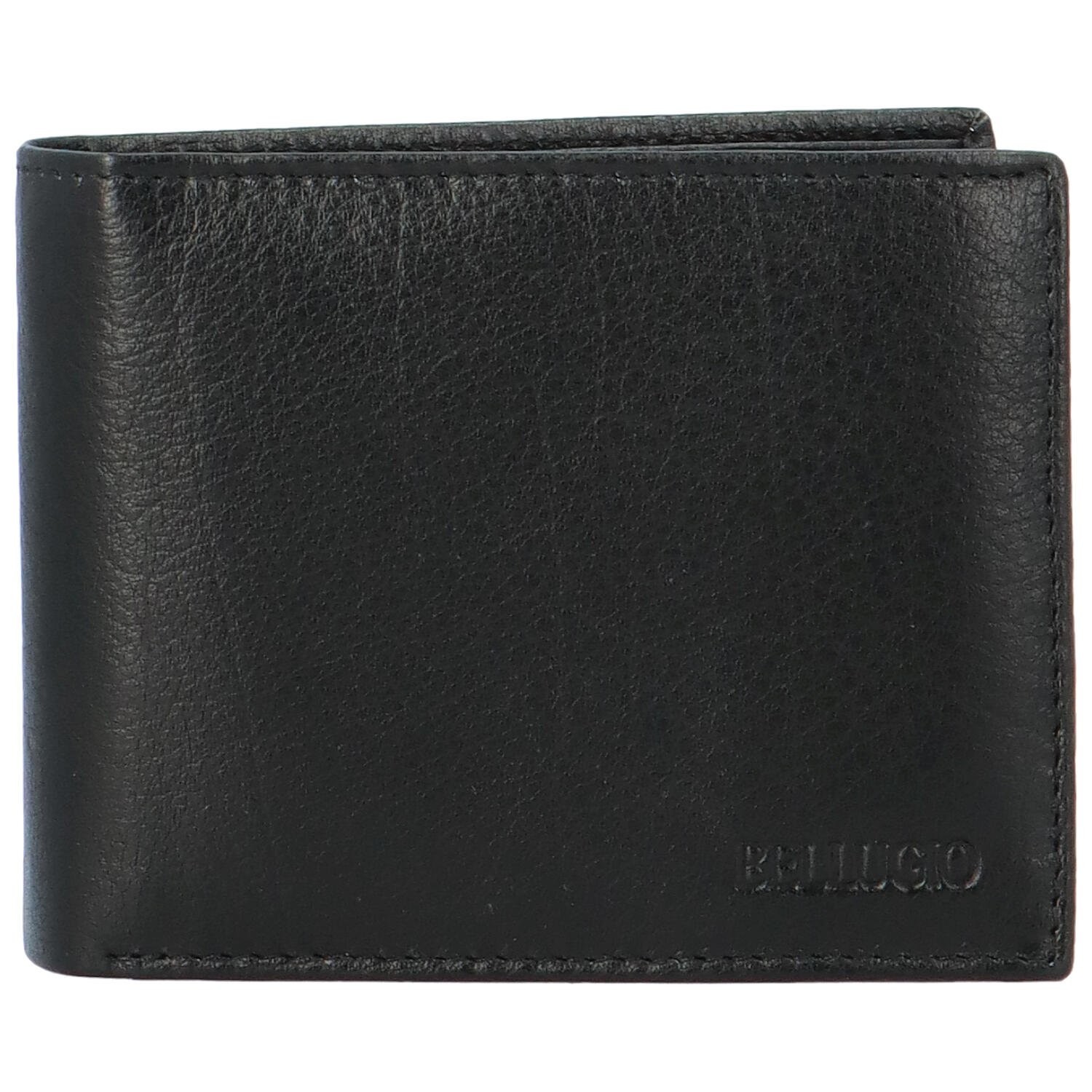 Pánská kožená peněženka černá - Bellugio Murmian černá