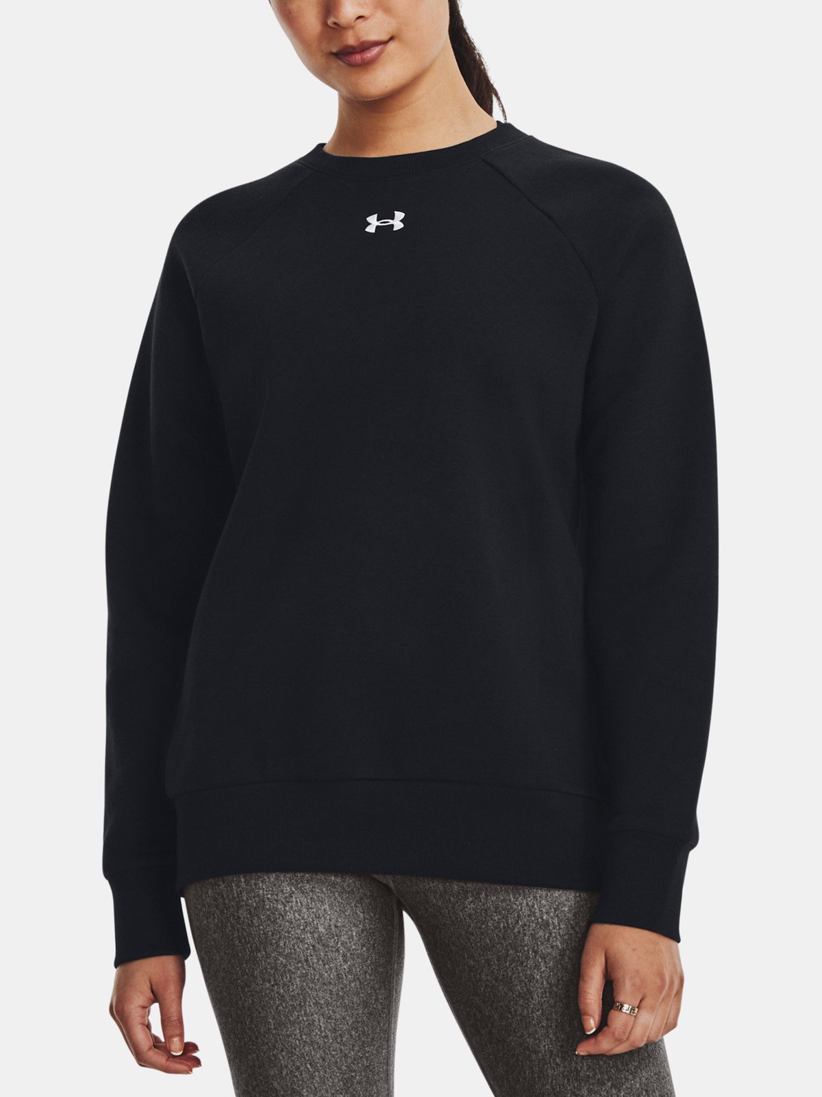 Under Armour Mikina UA Rival Fleece Crew-BLK - Dámské