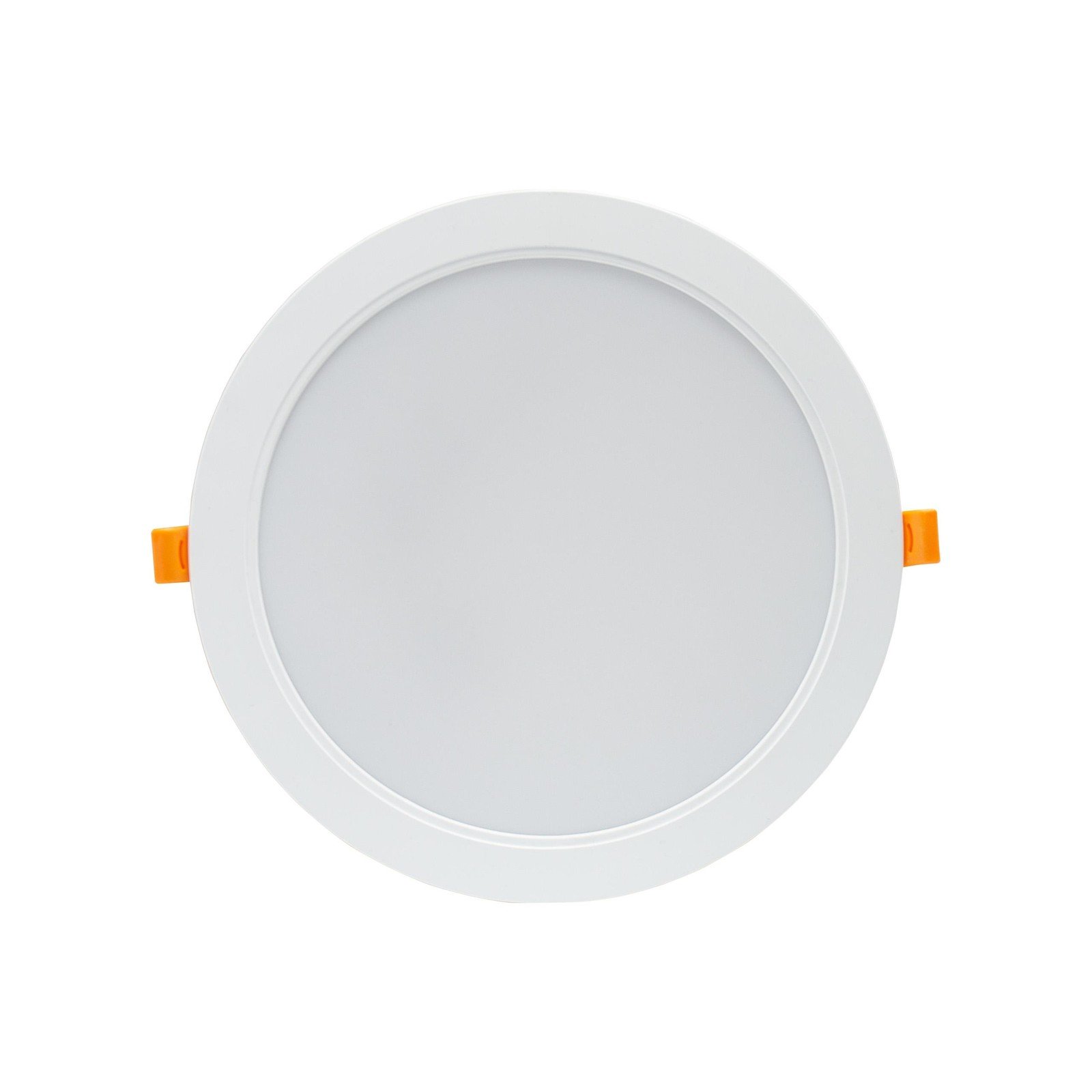 SPECTRUMLED DURE 3 DOWNLIGHT 24W Teplá bílá 230V 110DEG IP54 IK06 220X34 Bílá ROUND INTEGRATED DRIVE SLI043009WW_PW