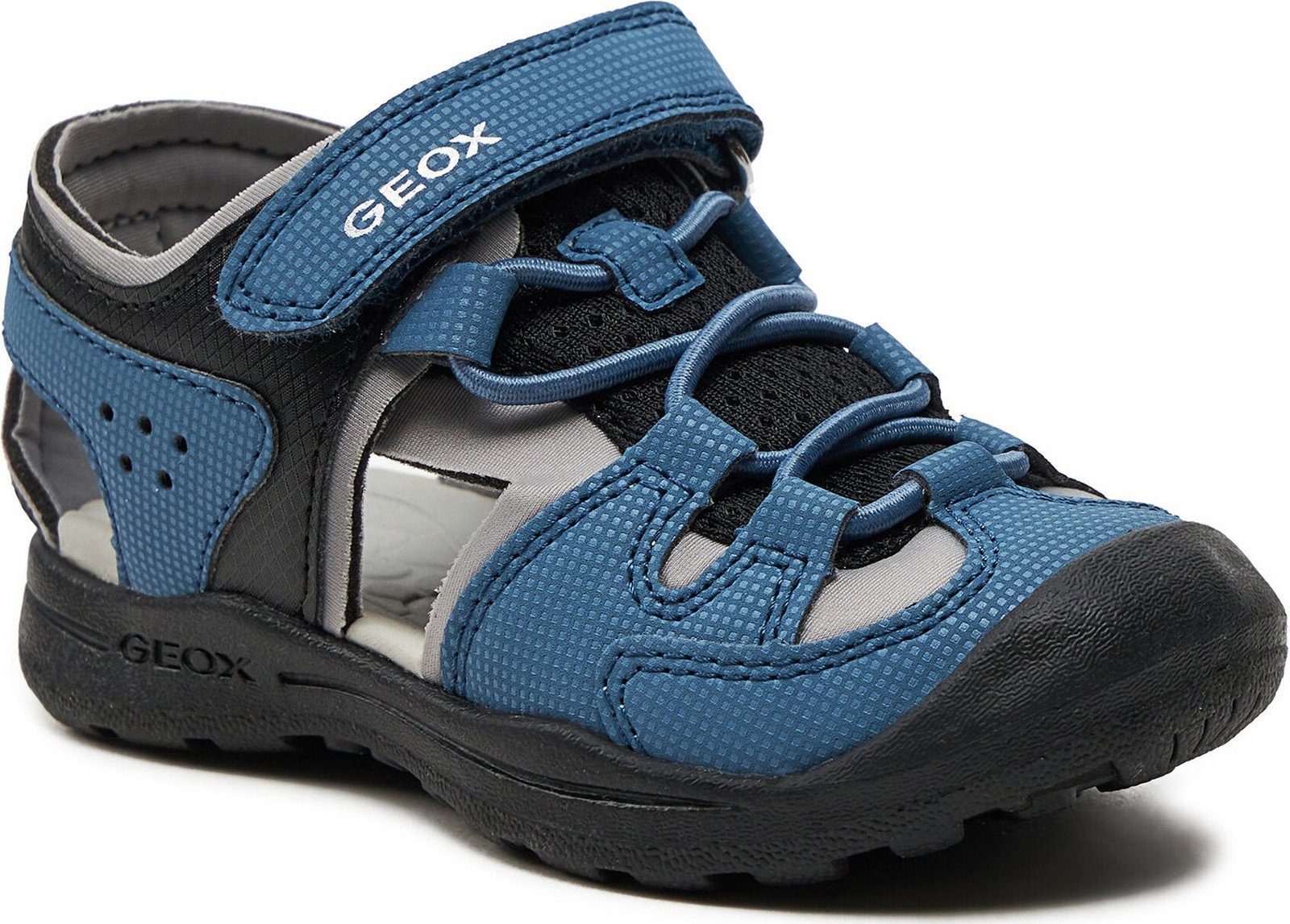 Sandály Geox J Vaniett Boy J455XA 015CE C0164 M Lt Blue/Black