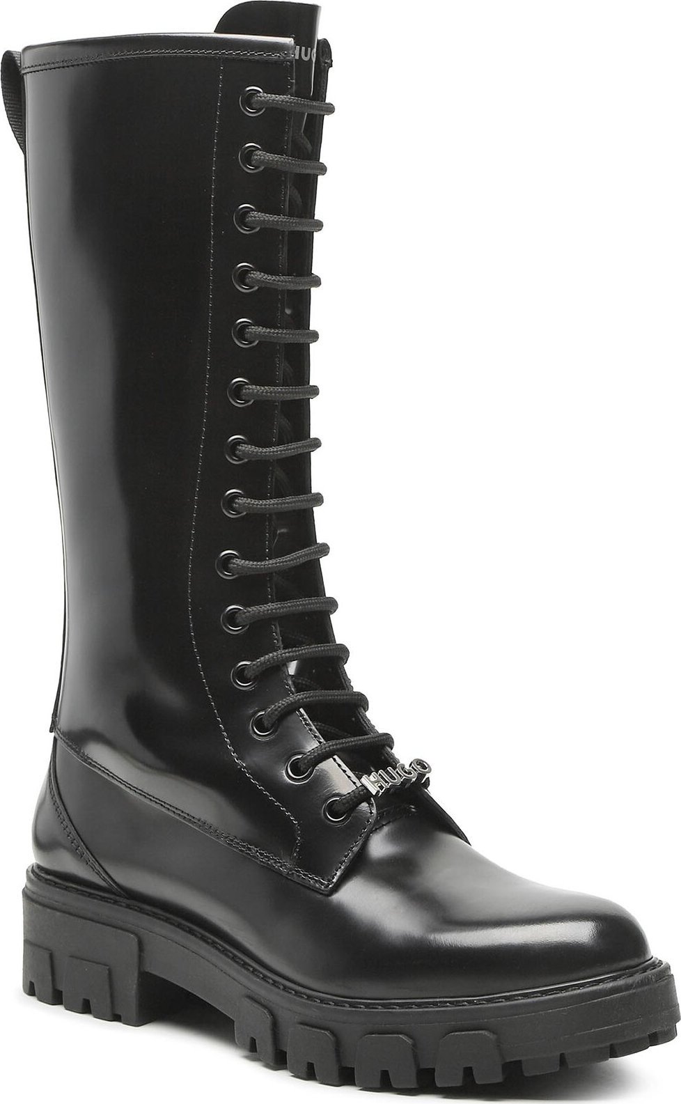 Kozačky Hugo Axel Mid Boot 50481211 10222481 01 Black 001