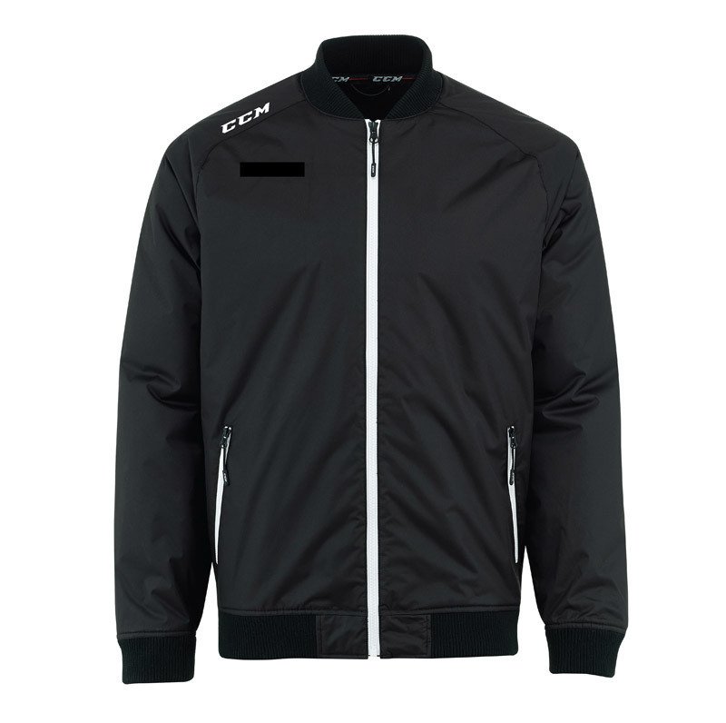 CCM Bunda Bomber Jacket SR, černá, Senior, XS