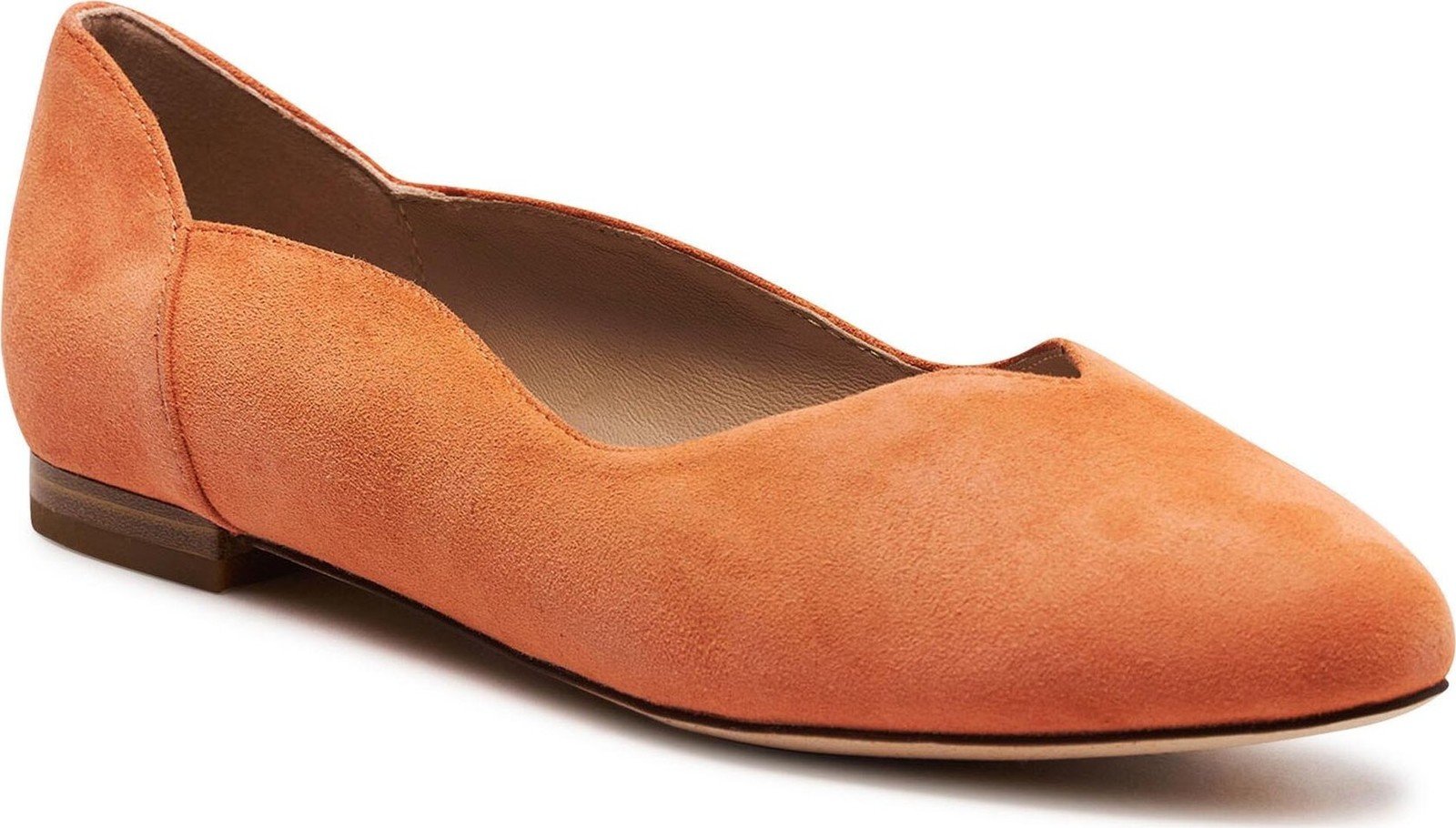 Baleríny Caprice 9-22200-42 Orange Suede 664