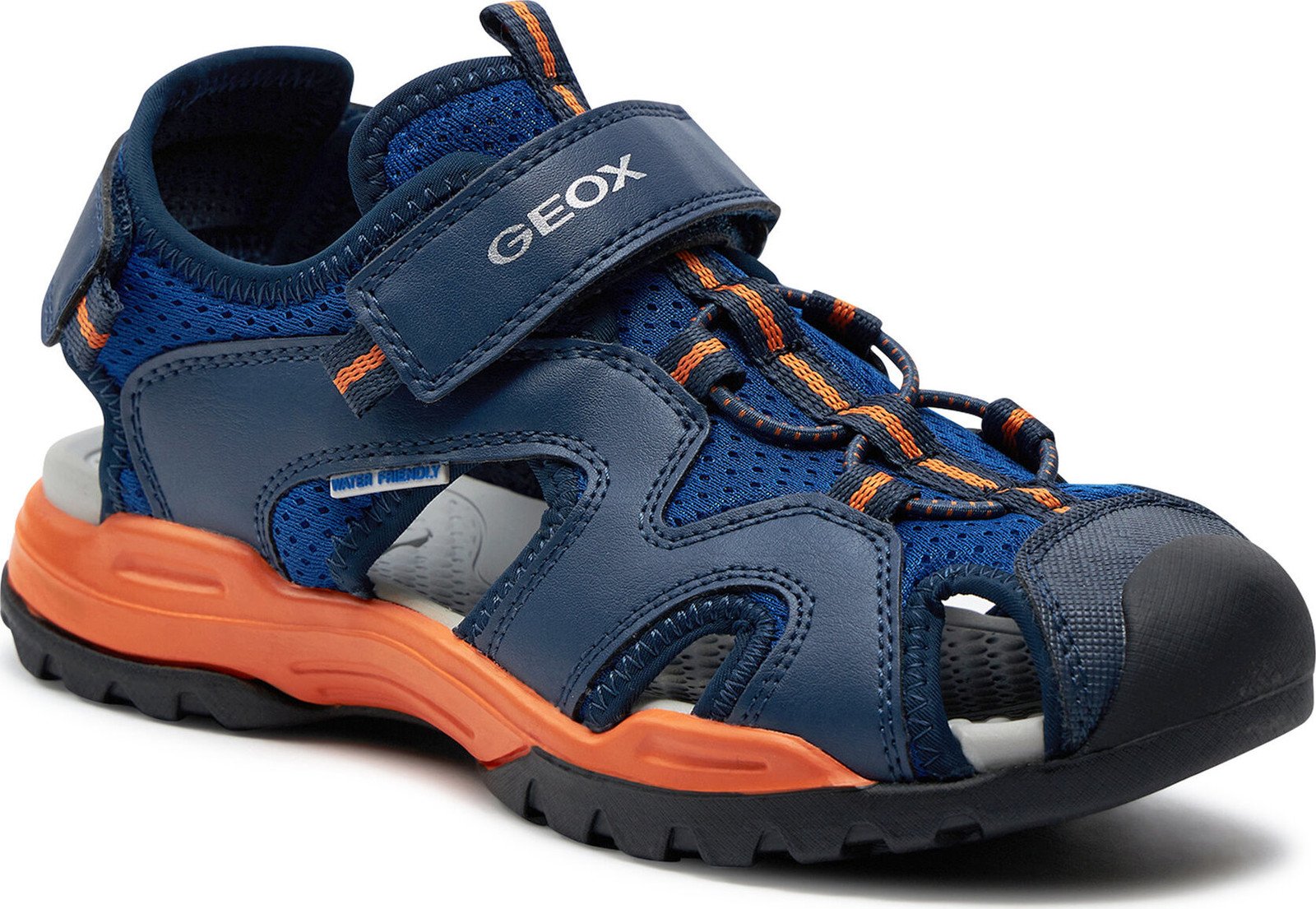 Sandály Geox J Borealis Boy J450RC 014BU C0685 S Royal/Orange