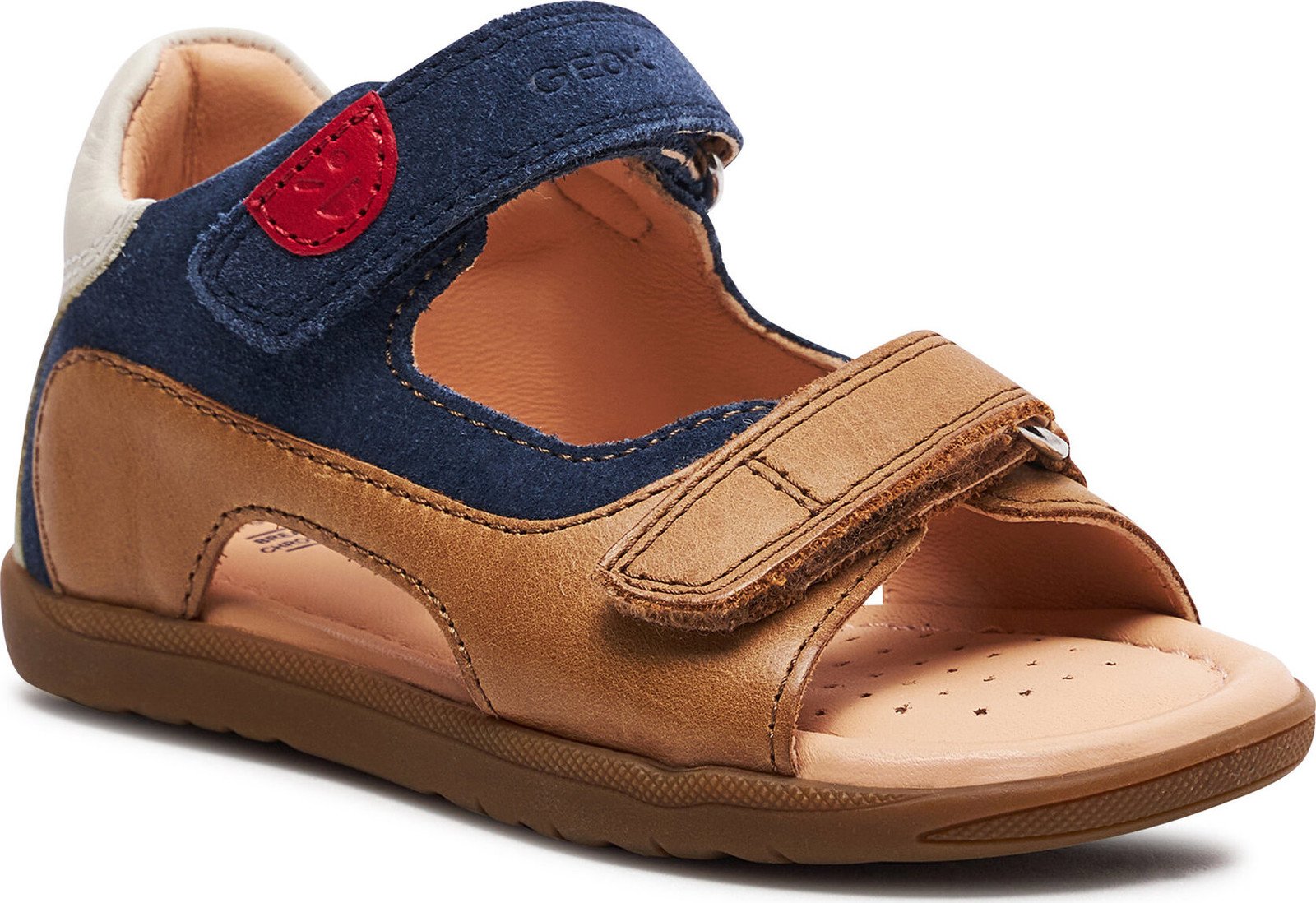 Sandály Geox B Sandal Macchia Boy B454VA 0CL22 C5GF4 Caramel/Navy