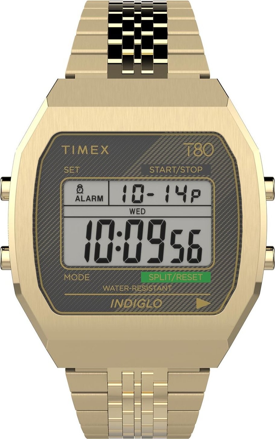 Hodinky Timex T80 TW2V74300 Gold/Gold