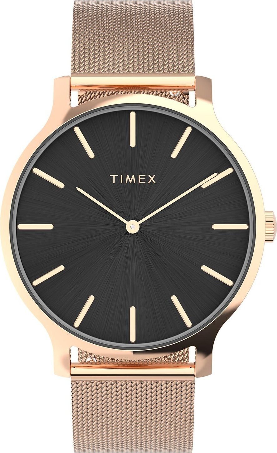 Hodinky Timex Transcend TW2W19600 Rose Gold/Black