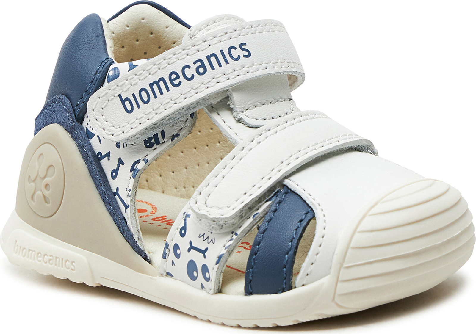 Sandály Biomecanics 242127 B Blanco