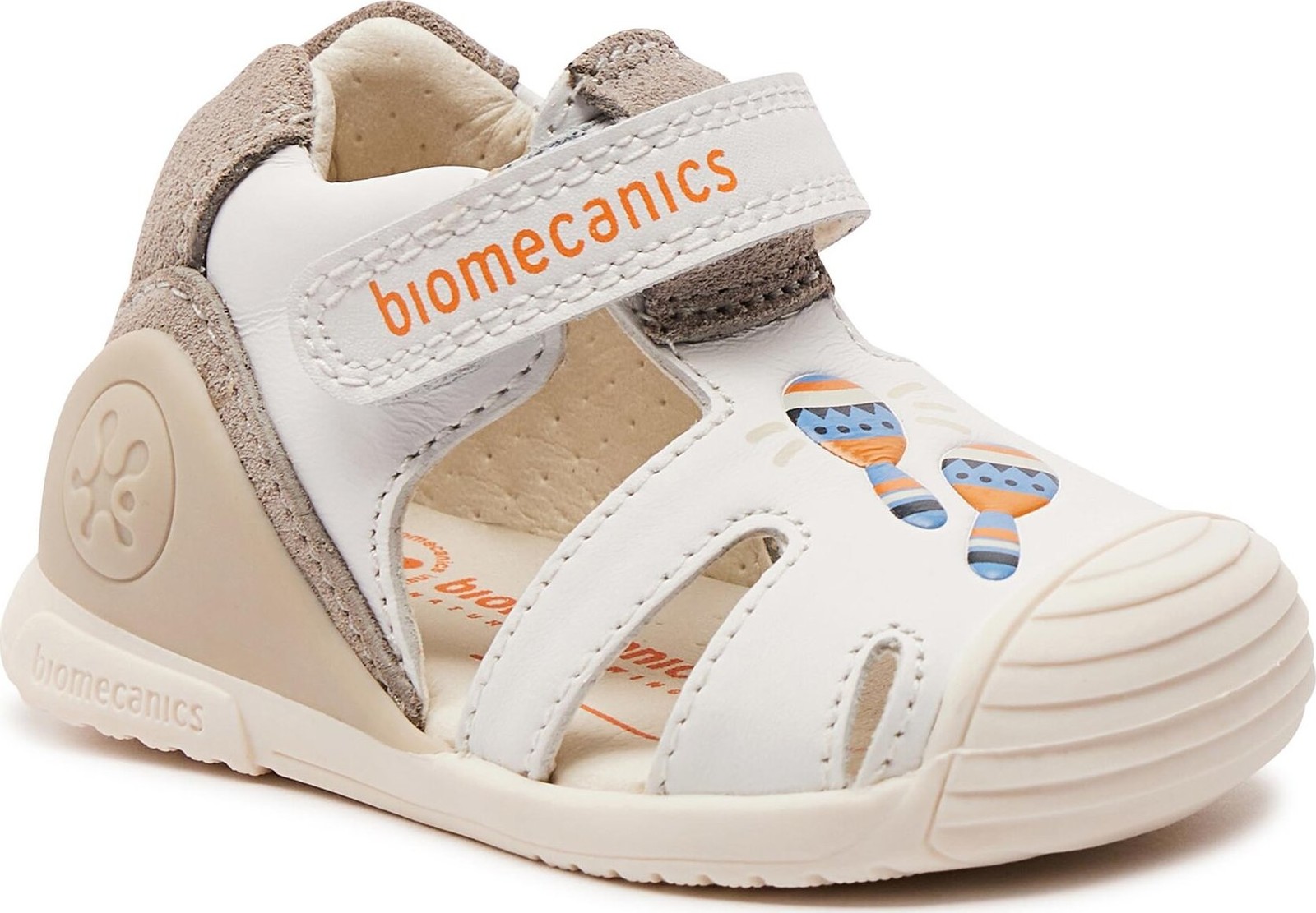 Sandály Biomecanics 242122 B Blanco