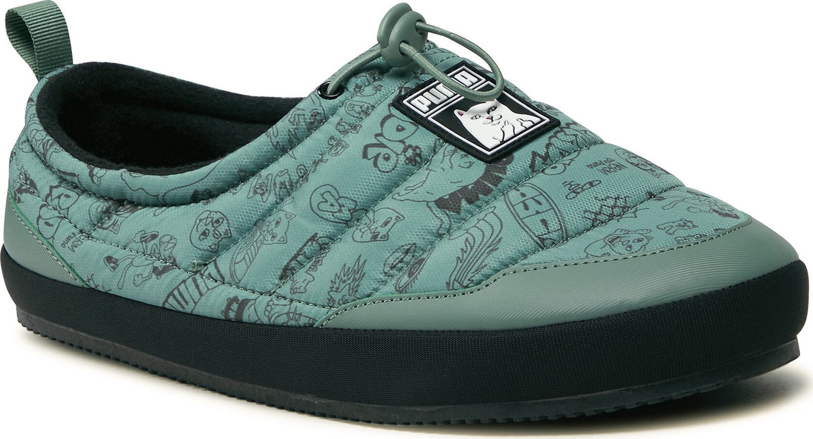 Bačkory Puma Tuff Plus RIPNDIP 393540 01 Eucalyptus-Puma White-Puma Black