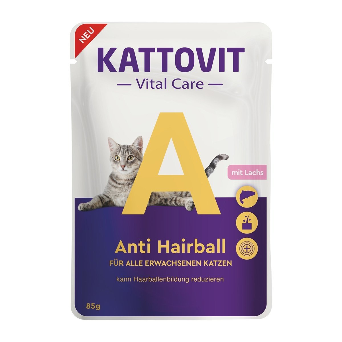 Kattovit Vital Care Anti Hairball Pouches 24× 85 g