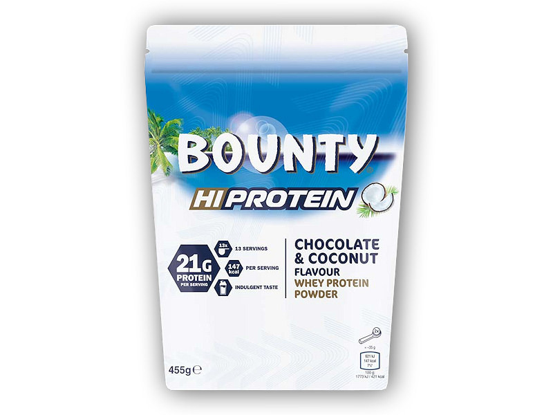 PROTEIN Mars Bounty Hi Protein 455g Varianta: čokoláda-kokos
