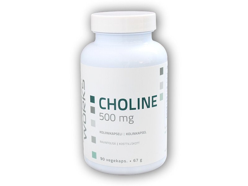 Nutri Works Choline 500mg 90 kapslí