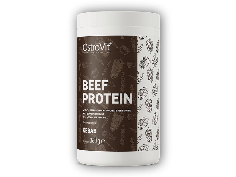 PROTEIN Ostrovit Beef protein 360g kebab