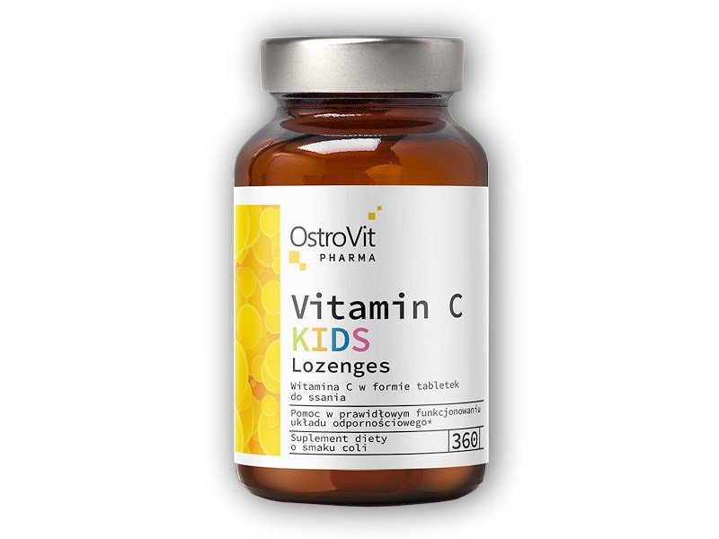 Ostrovit Pharma vitamin C kids lozenges 360 tablet dětský vitamín C cola