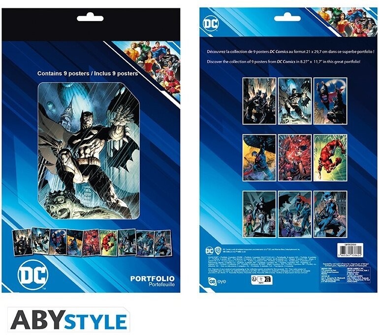 Plakát DC Comics - Justice League, sada 9 ks (21x29,7) - GBYDCO550