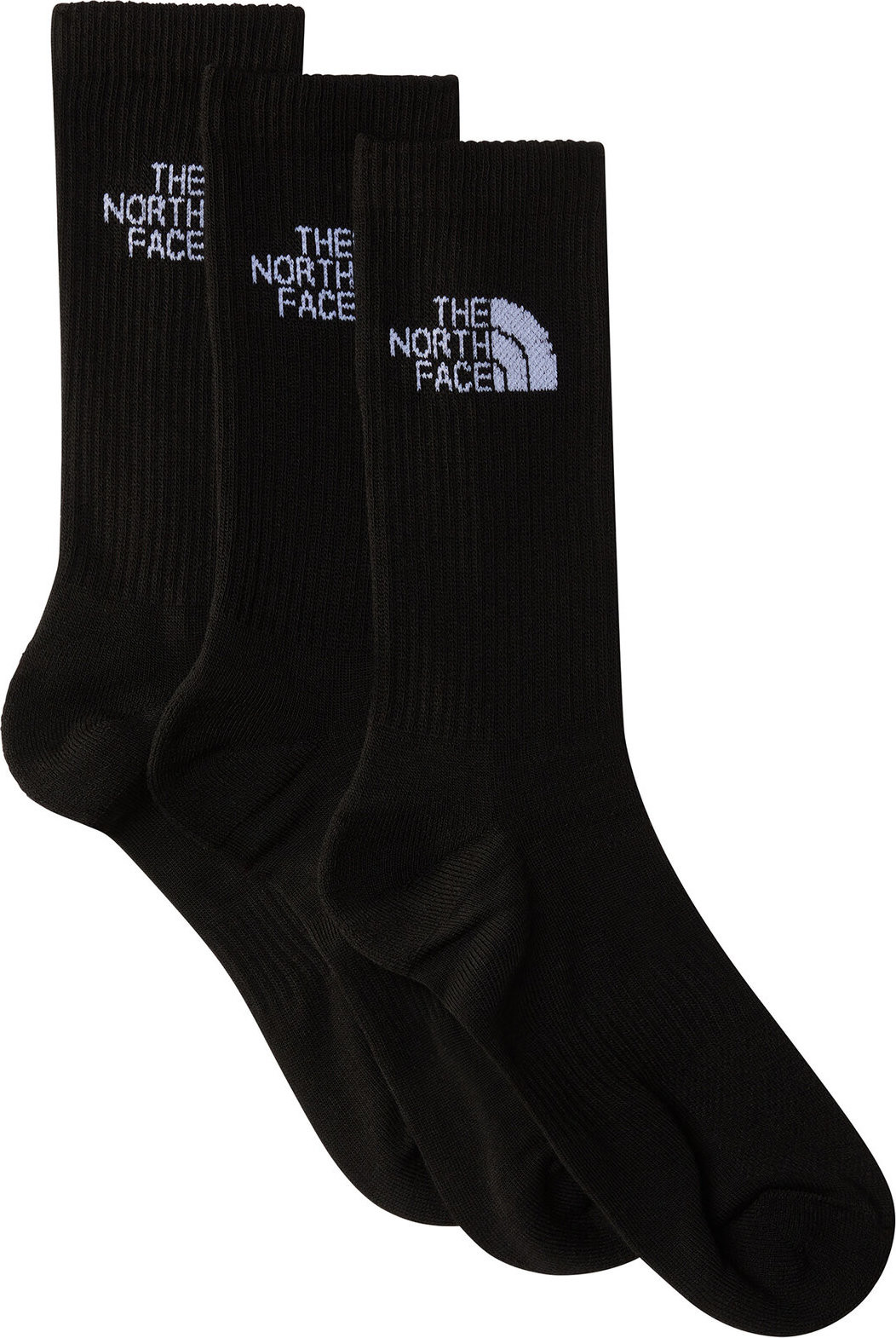 Sada 3 párů pánských vysokých ponožek The North Face NF0A882HJK31 Tnd Black