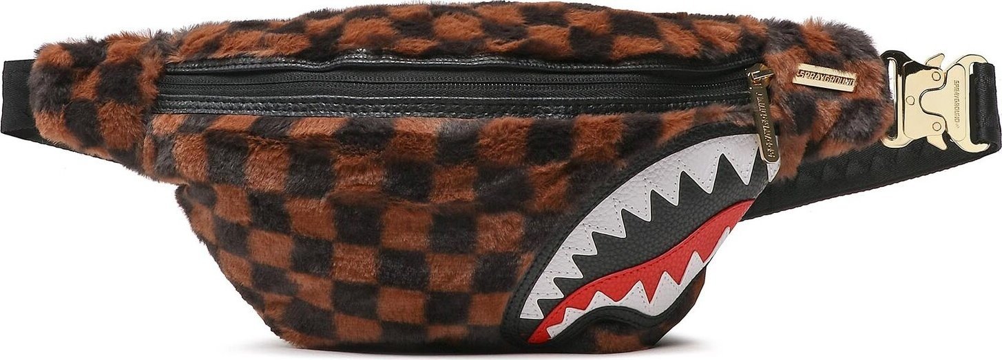 Ledvinka SPRAYGROUND Fur Sharks In Paris Savvy Crossbody 910B4934NSZ Hnědá