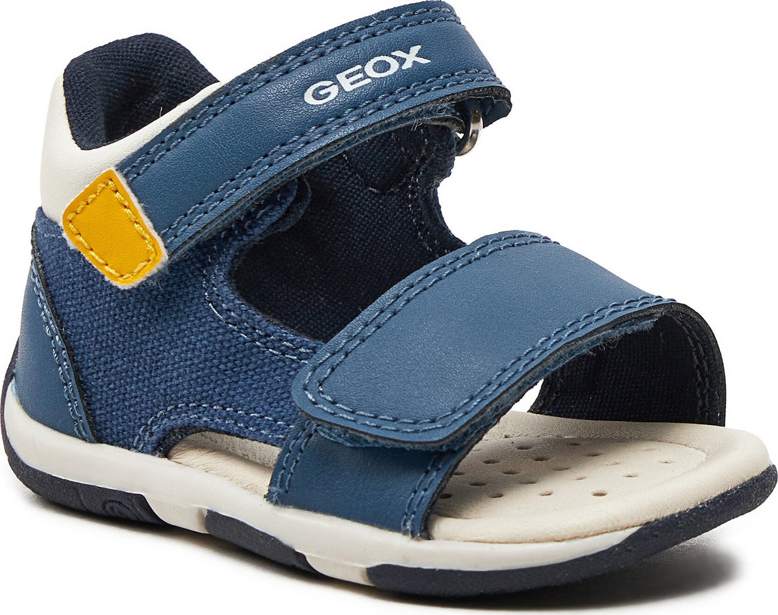 Sandály Geox B Sandal Tapuz Boy B450XB 05410 C4B2G Avio/Dk Yellow