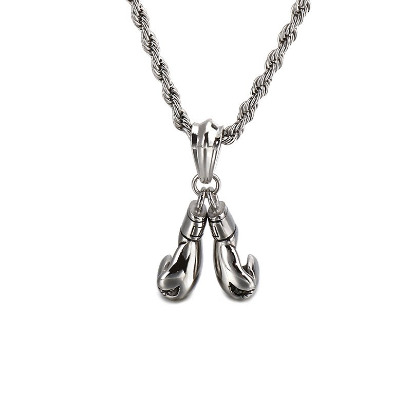 Royal Fashion pánský náhrdelník Boxovací rukavice KP42085-BD