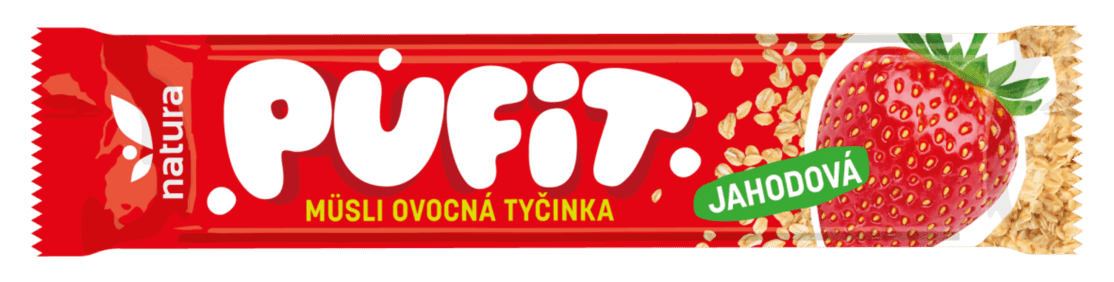 Josef's snacks Pufit jahodová tyčinka 33 g