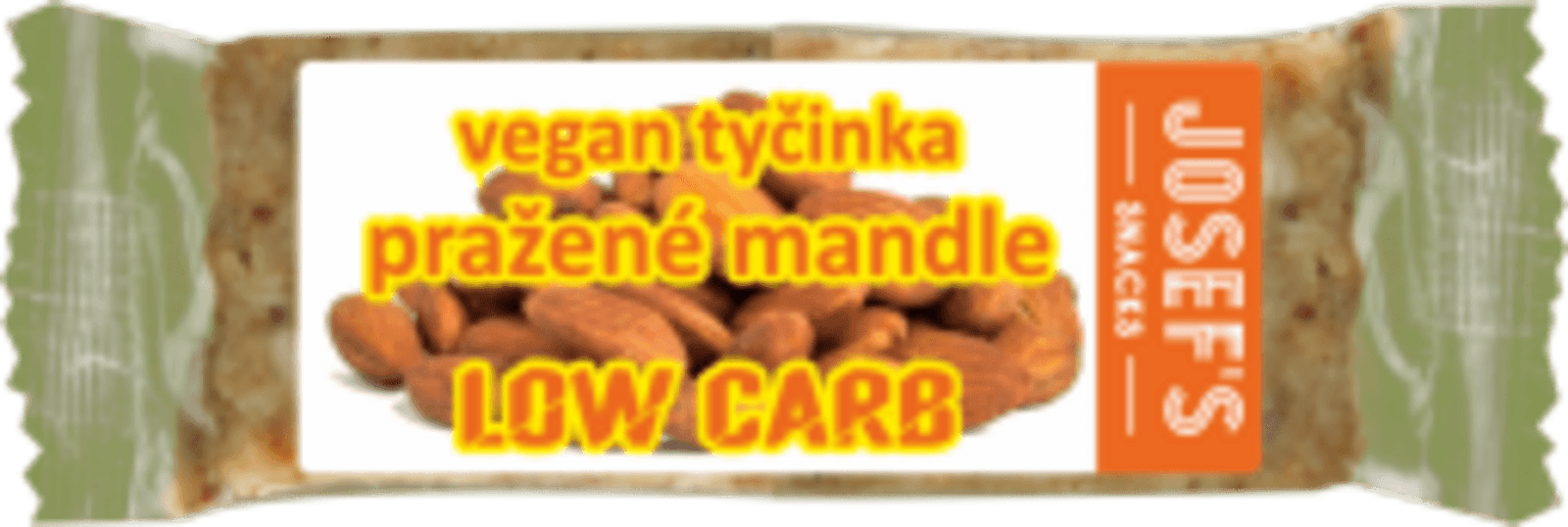 Josef's snacks Tyčinka low carb slané mandle 33 g