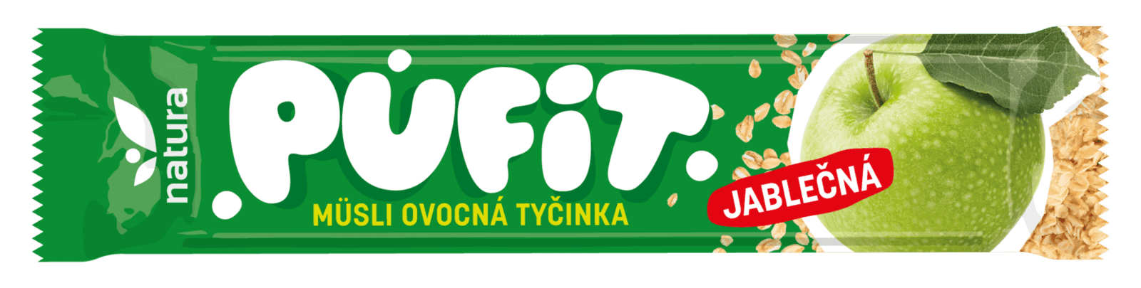 Josef’s snacks Pufit jablečná tyčinka 33 g