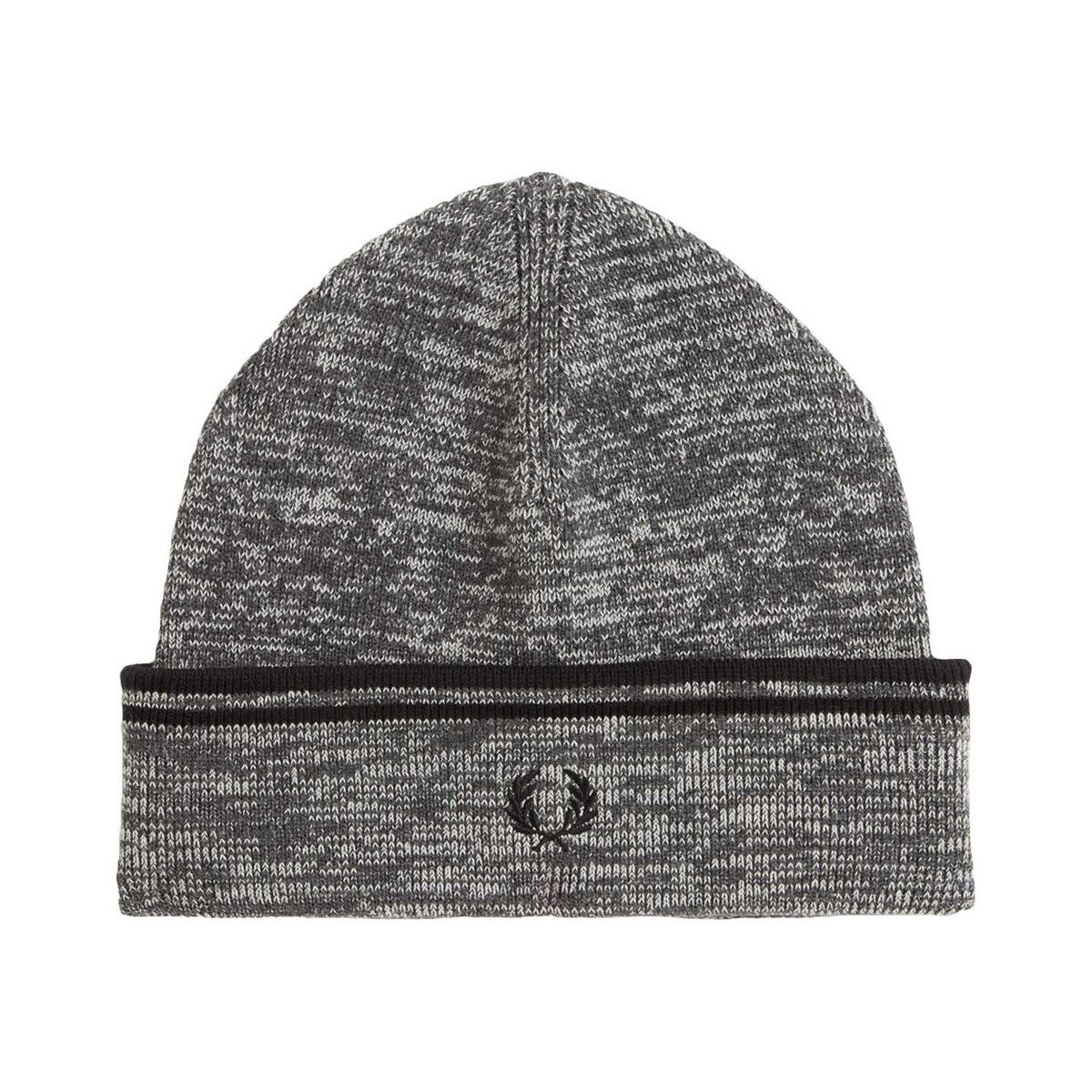 Fred Perry  Twin Tipped Merino Wool Beanie  Šedá