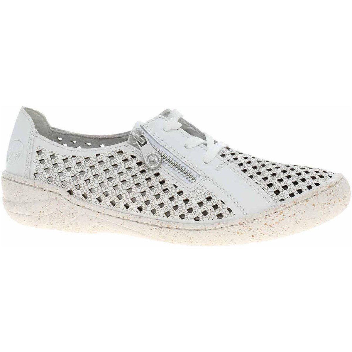 Rieker  Dámská obuv  54516-80 weiss  Bílá