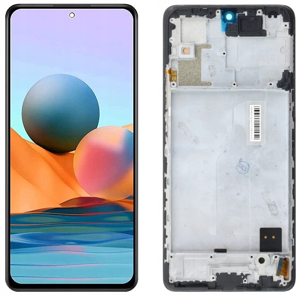 Ekran Ramka pro Xiaomi Redmi Note 10 Pro Incell