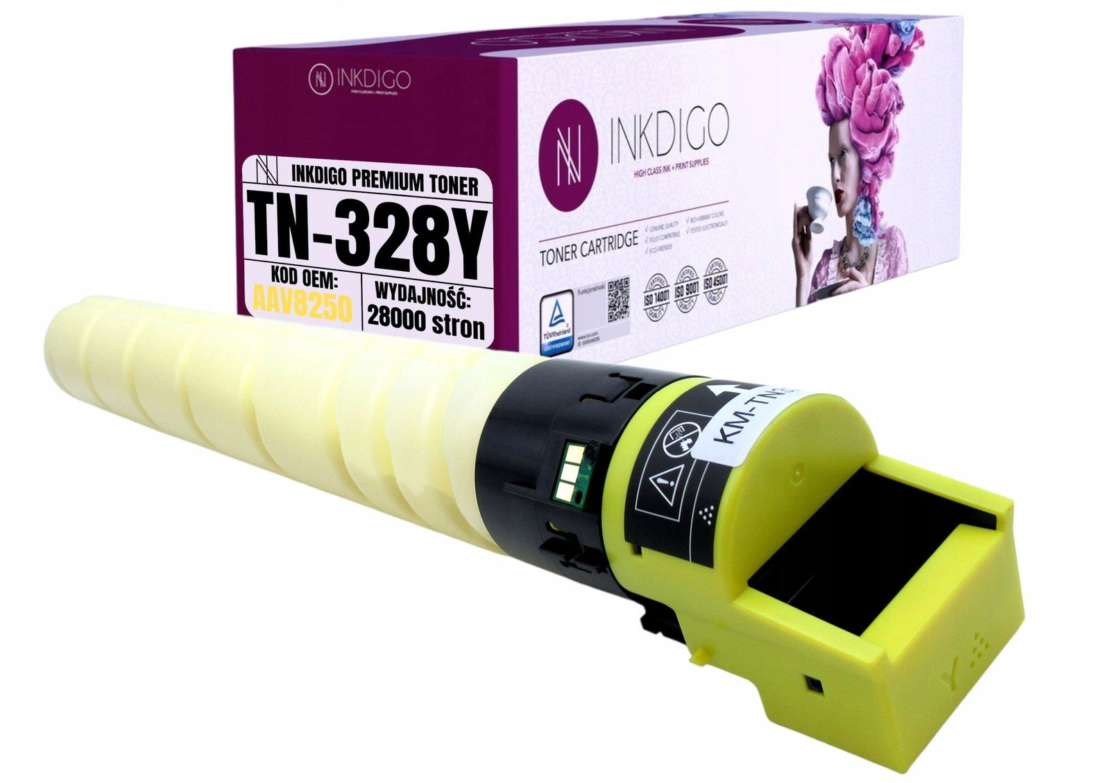 AAV8250 TN328Y Toner Náhradní Pro Konica Minolta Bizhub C250i C300i C360i