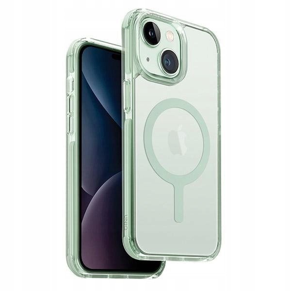 Pouzdro Uniq Combat Apple iPhone 15 14 13 MagClick Charging mátový/cool m