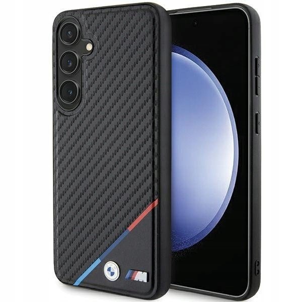 Bmw BMHMS24S23PUDTK Pevné Pouzdro pro Samsung Galaxy S24 Carbon Tricolor Line M
