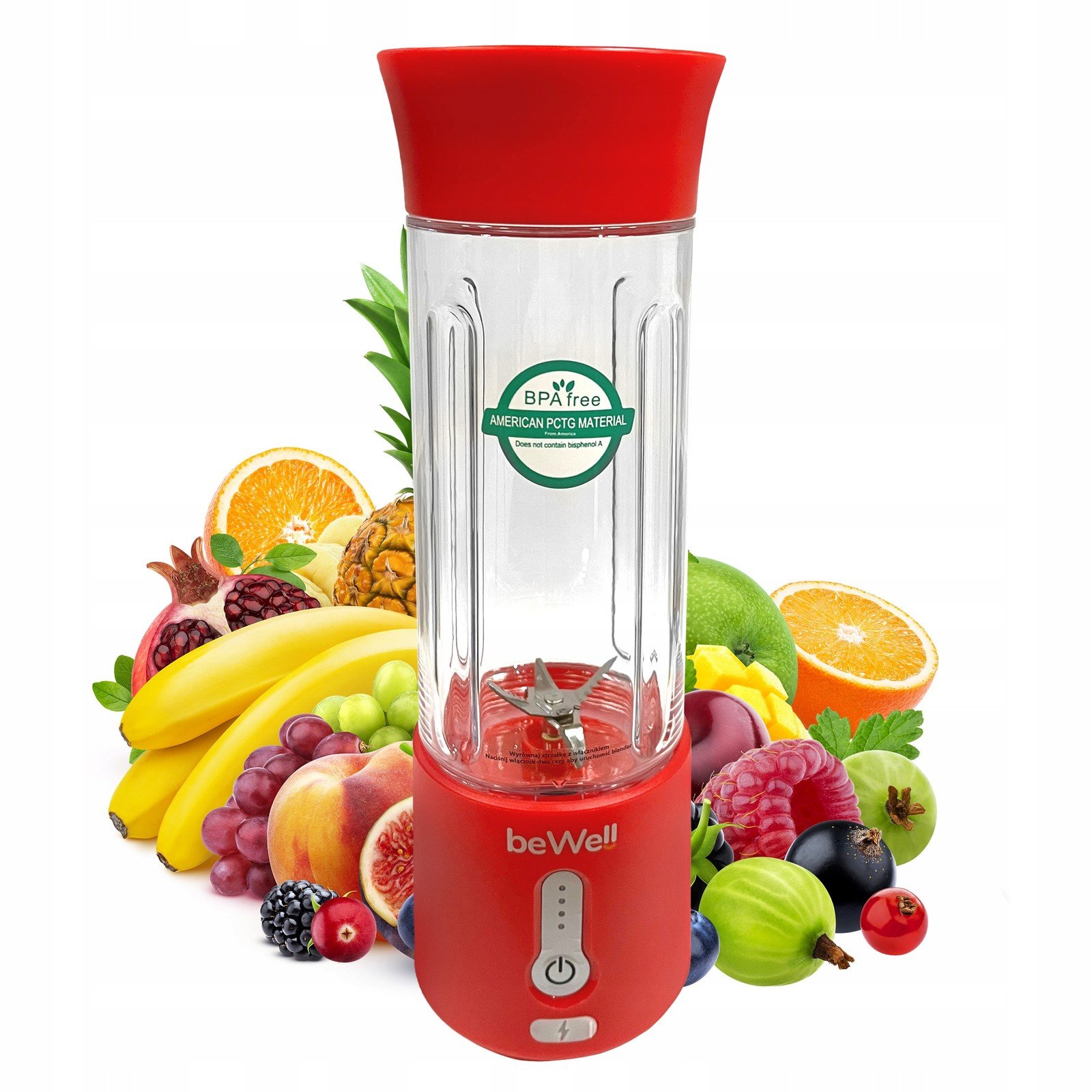 Blender Kielichový Pro Smoothie Rečný beWell 500ml