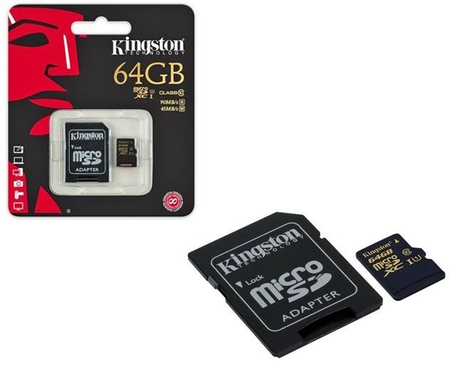 MicroSD karta Kingston Micro Sdxc 64GB CL10 UHS-1