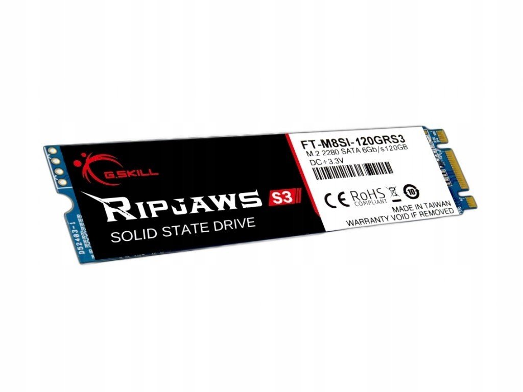 Ssd M.2 Sata 120GB G.Skill Ripjaws S3 2280