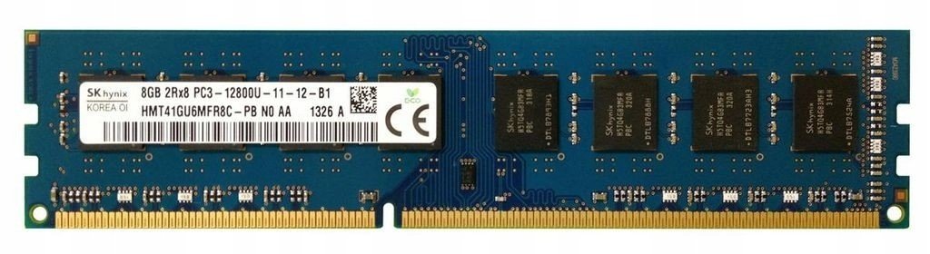 Operační paměť 8GB DDR3 DIMM 1600MHz PC3-12800 Hynix