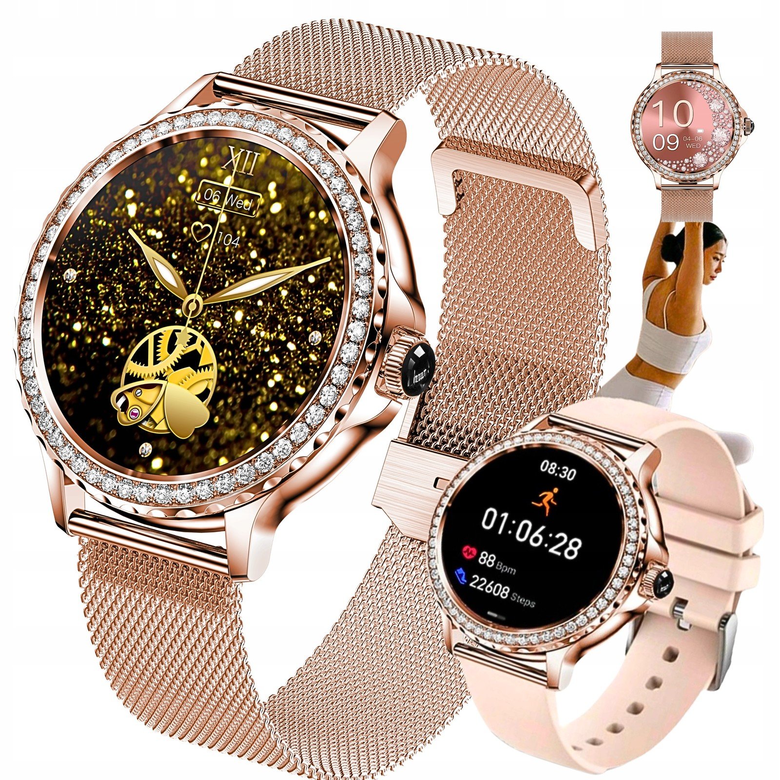 Smartwath EdStore NX19 360x360 Vodoodporné Krokoměr Puls