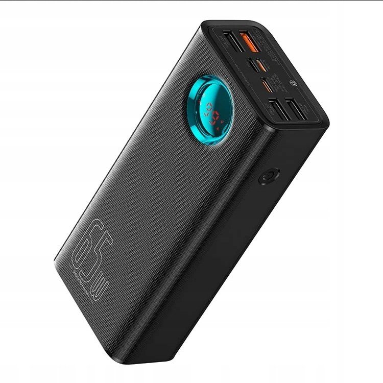 Baseus Amblight Digital Display Rychlé nabíjení Power Bank 26800 mAh 65 W